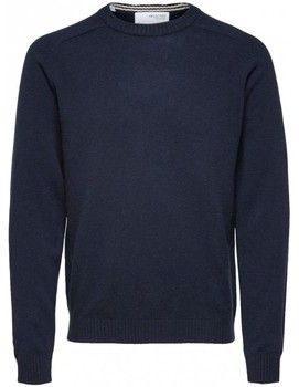 Svetre Selected  Wool Jumper New Coban -  Sky Captain Kelp