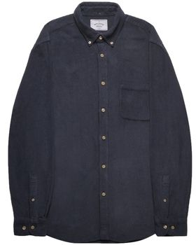 Košele s dlhým rukávom Portuguese Flannel  Lobo Shirt - Navy