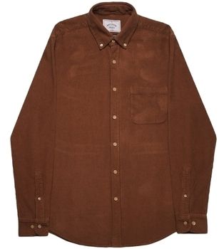 Košele s dlhým rukávom Portuguese Flannel  Lobo Shirt - Brown