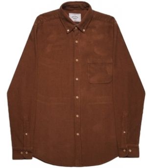 Košele s dlhým rukávom Portuguese Flannel  Lobo Shirt - Brown