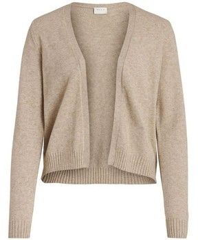 Kabáty Vila  Ril Short Cardigan - Natural Melange