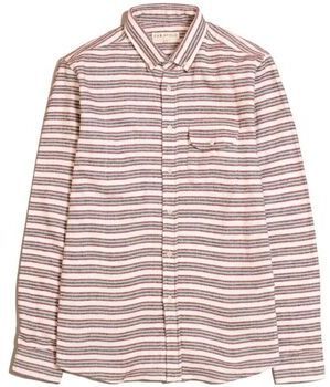 Košele s dlhým rukávom Farfield  Larry Shirt - Ecru