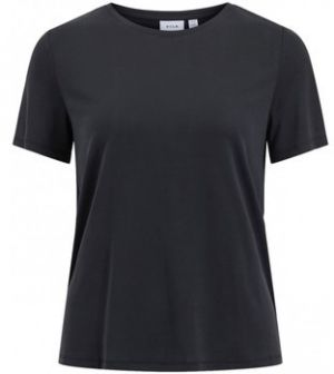 Mikiny Vila  Modala O Neck T-Shirt - Black