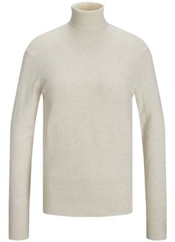 Svetre Jjxx  Malha Ava L/S Roll Neck - Snow White