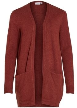Kabáty Vila  Noos Cardigan Ril - Fired Brick