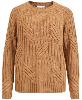 Svetre Vila  Knit Malina L/S - Toasted Coconut