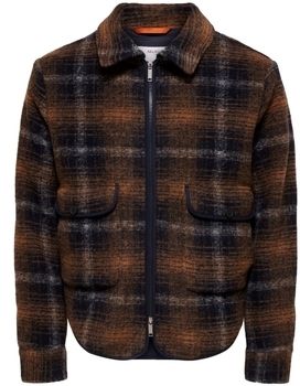 Kabáty Selected  Hope Boiled Jacket - Navy Blazer