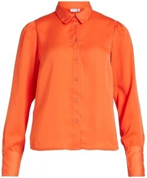 Blúzka Vila  Shirt Renny L/S - Tigerlilly