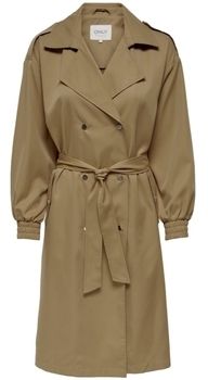 Kabáty Only  Raincoat Sepia - Tigers Eye