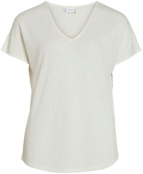 Blúzka Vila  Top Amer S/S - Cloud Dancer