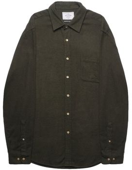 Košele s dlhým rukávom Portuguese Flannel  Teca Shirt - Green