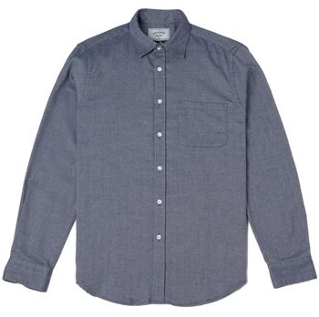 Košele s dlhým rukávom Portuguese Flannel  Espiga Shirt - Blue