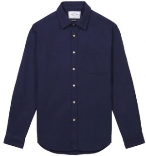 Košele s dlhým rukávom Portuguese Flannel  Teca Shirt - Navy