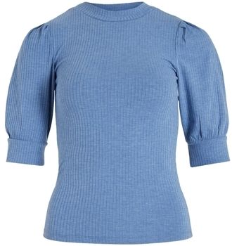 Blúzka Vila  Noos Top Felia 2/4 - Federal Blue
