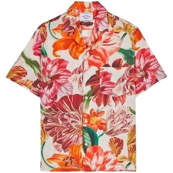 Košele s dlhým rukávom Portuguese Flannel  Flowers Shirt - Red