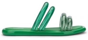 Sandále Melissa  Airbubble Slide - Green/Transp Green