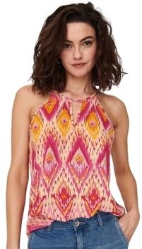 Blúzka Only  Top Alma Life Poly - Raspberry Rose