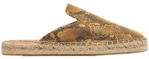Espadrilky Paez  Mule W  - Print Snake Caramel
