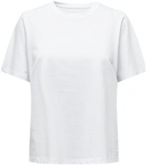 Mikiny Only  T-Shirt  S/S Tee -Noos - White