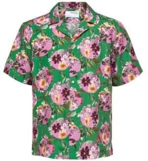 Košele s dlhým rukávom Selected  Relax Liam Shirt - Jolly Green