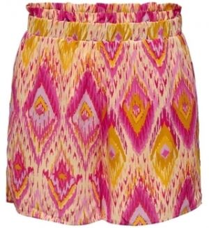 Šortky/Bermudy Only  Shorts Alma Life Poly - Raspberry Rose