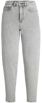 Rovné džínsy JJXX  Jenas Lisbon Mom - Light Grey Denim