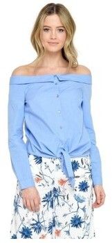 Blúzka Only  Julia Off Shoulder Shirt - Cashmere Blue
