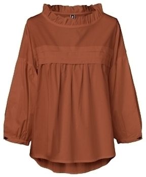 Blúzka Wendykei  Top 221375 - Tobacco