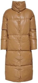 Kabáty Only  Lydia Long Jacket - Toasted Coconut