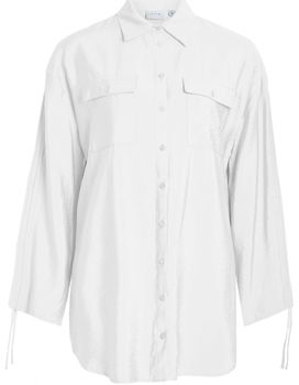 Blúzka Vila  Klaria Oversize Shirt L/S - Cloud Dancer