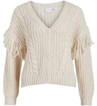 Kabáty Vila  Aksina Cardigan L/S - White Sand