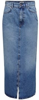 Sukňa Only  Noos Cilla Long Skirt - Medium Blue Denim
