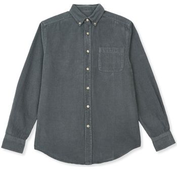 Košele s dlhým rukávom Portuguese Flannel  Lobo Shirt - Antracite
