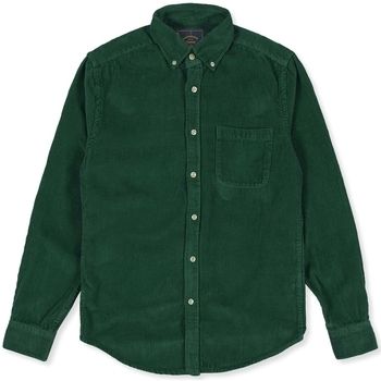 Košele s dlhým rukávom Portuguese Flannel  Lobo Shirt - Green