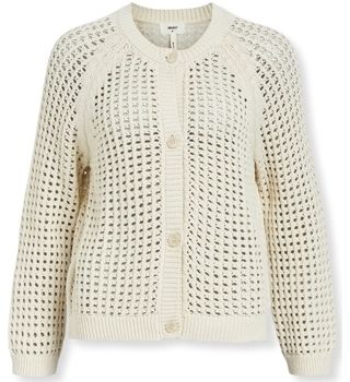 Svetre Object  Charlie Cardigan L/S - Sandshell