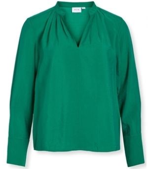 Blúzka Vila  Top Milla L/S - Ultramarine Green