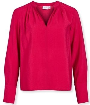 Blúzka Vila  Top Milla L/S - Cerise