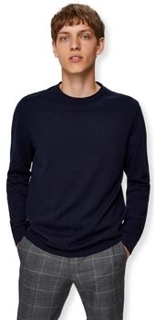 Svetre Selected  Noos Berg Crew Knit - Navy Blazer