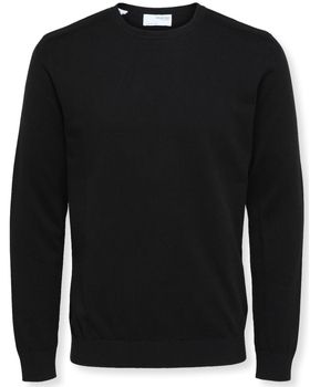 Svetre Selected  Noos Berg Crew Knit - Black