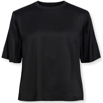 Mikiny Object  Top Eirot S/S - Black