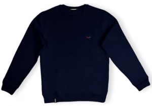 Mikiny Organic Monkey  Sweatshirt Red Hot - Navy