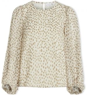 Blúzka Vila  Noos Top Falia L/S - Birch/Nori