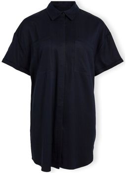 Blúzka Vila  Harlow 2/4 Oversize Shirt - Sky Captain