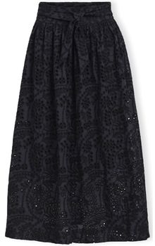 Sukňa Object  Bodie Skirt - Black/Denim Blue