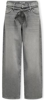 Rovné džínsy Only  Gianna Jeans - Medium Grey Denim