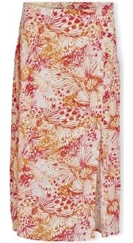Sukňa Vila  Deniso Fla Skirt - Cloud Dancer/Fla Double