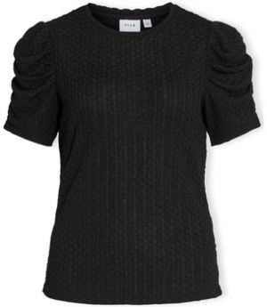 Blúzka Vila  Noos Top Anine S/S - Black