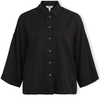 Blúzka Object  Noos Tilda Boxy Shirt - Black