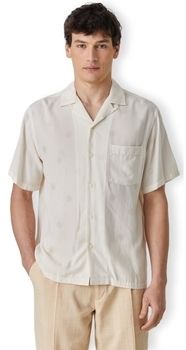 Košele s dlhým rukávom Portuguese Flannel  Modal Dots Shirt - White