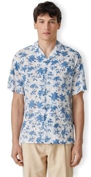 Košele s dlhým rukávom Portuguese Flannel  Minho Shirt - White/Blue
